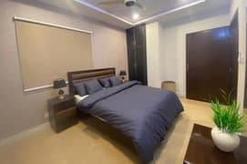 1 bed furnished apartment available for rent par day in Gulberg green Islamabad