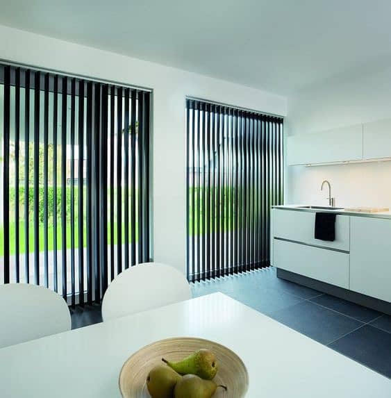 Wooden Floor - Vinyl Floor - Fluted Panel - Blinds - Grass 7