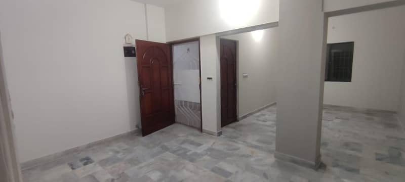 Flat 3 Beds DD 2nd Floor West Open in Erum Heights Block 13 Gulistan e Jauhar 6