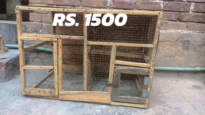 3 cages for sale or 1 pair java for sale 03062468224 0