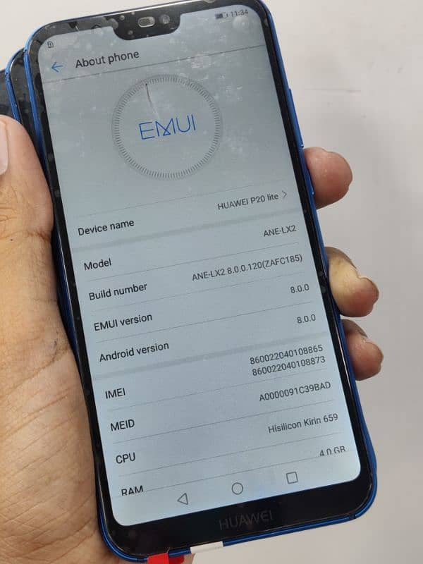 Huawei P20 lite 4/128 Dual sim approved notch display VIP PRICE 3