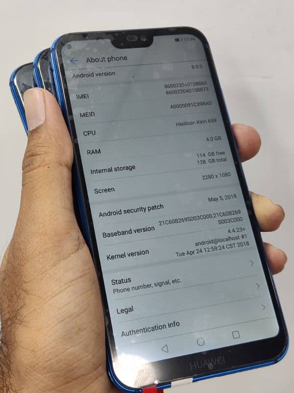 Huawei P20 lite 4/128 Dual sim approved notch display VIP PRICE 4