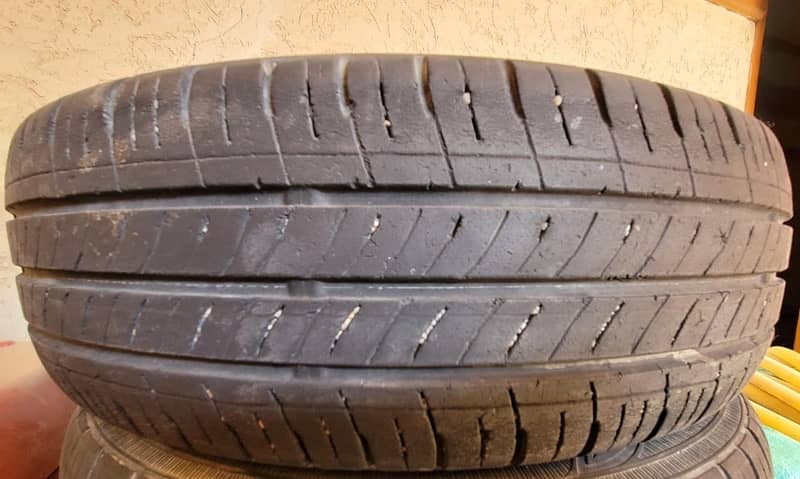 JAPAN Dunlop Tyres 155/65 R14 cultus alto wagonr mira passo move dayz 1