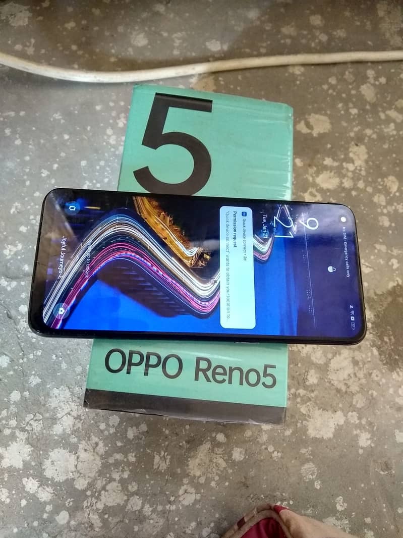 Oppo Reno 5 4G-  with origel box ( read add ) exchange possible 1