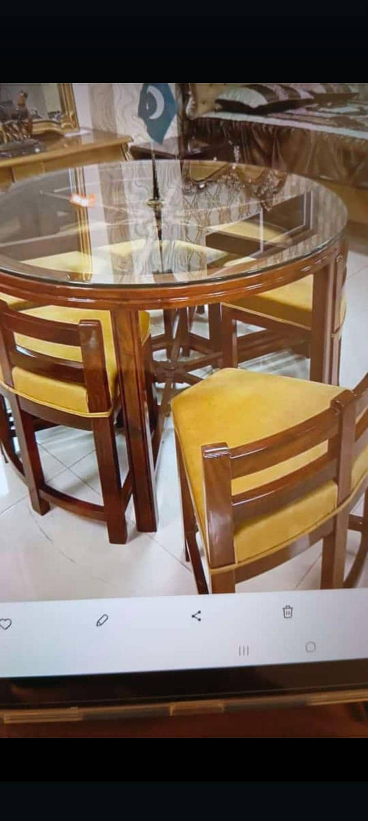 dining table \ wooden table \ 6 chairs dining table for sale 1