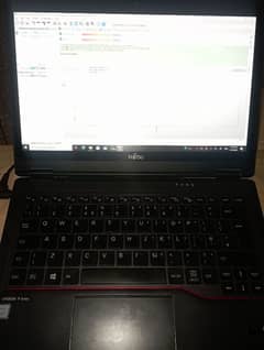 Fujitsu core i5 7th gen laptop touch and type