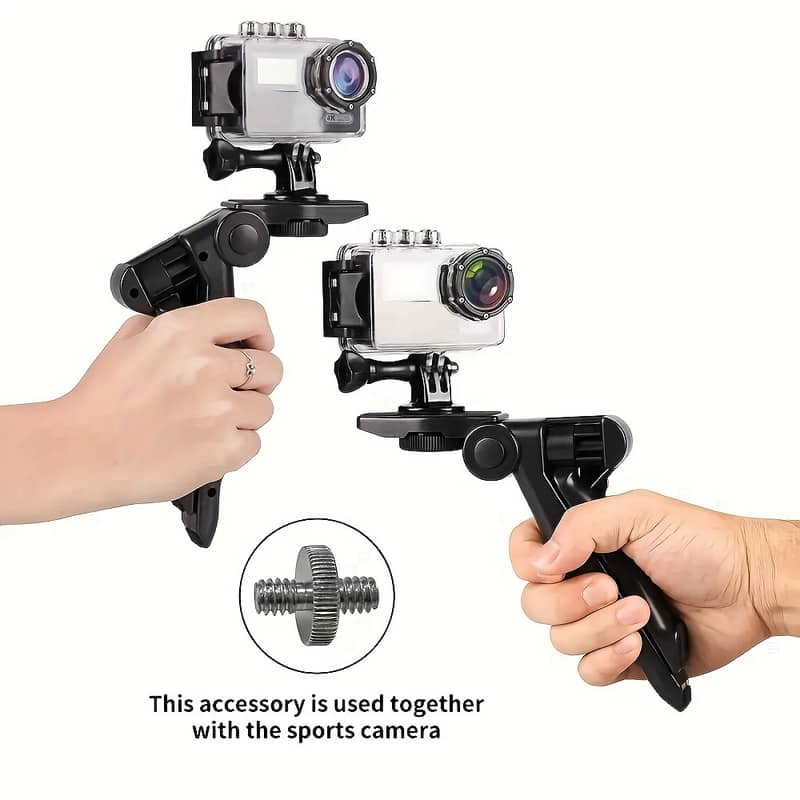 Smartphone Stabilizer with LED Fill Light, Portable Tripod Stand for 3