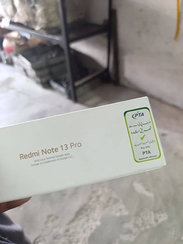 Redmi note 13pro 12/256 official Pta warranty 3 month box with  10/10 9