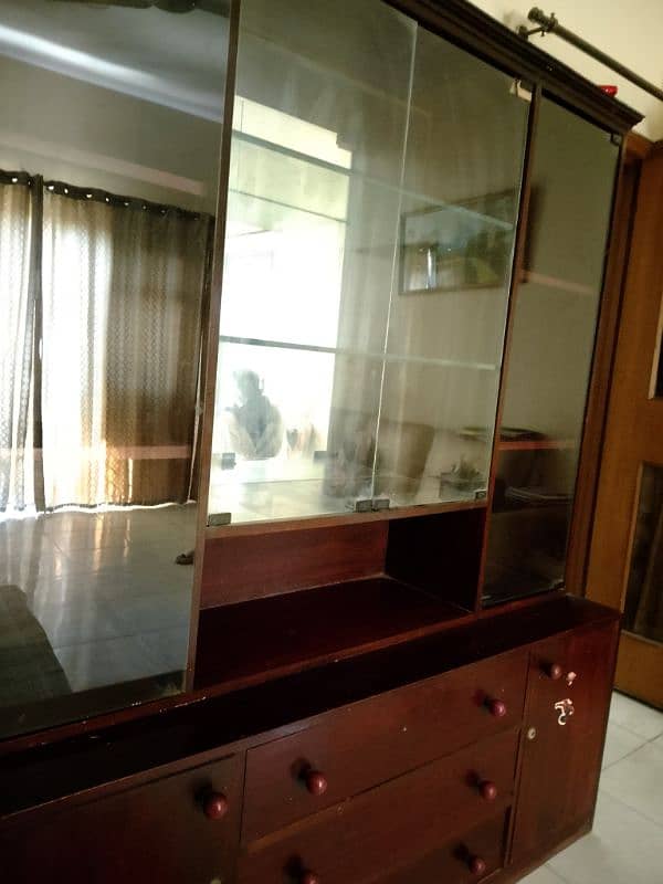 Wooden Showcase Cabinet for sale 1