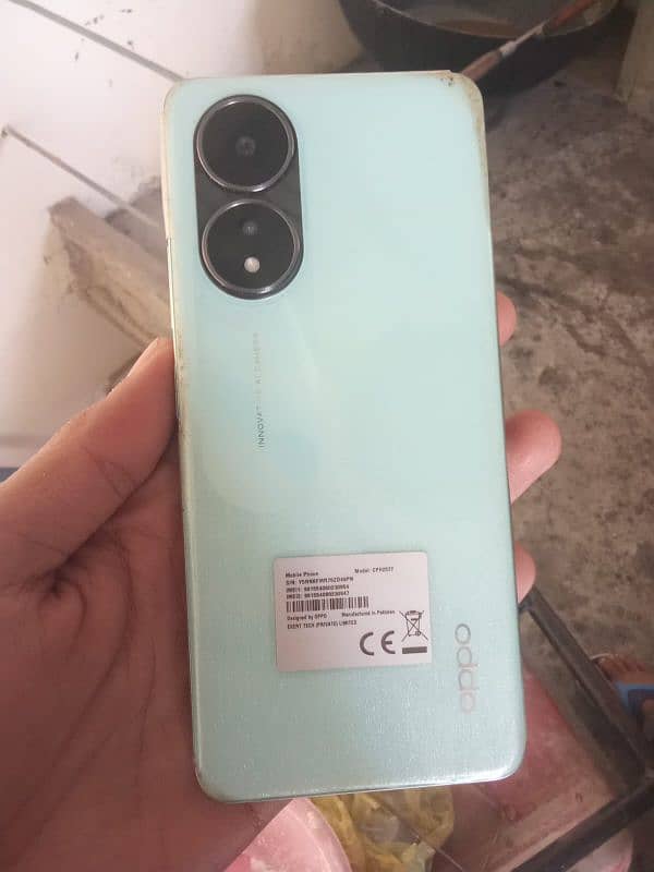 Oppo A58 8.128 10by 10 condition dabba charger All ok 3