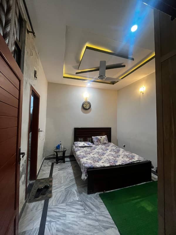 Furnished ground portion house available for rent location paris city f block. 1