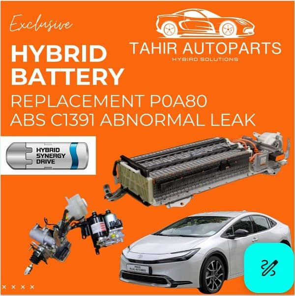 Aqua Hybrid battery - Abs Unit - Toyota Prius Battery Replacement 0