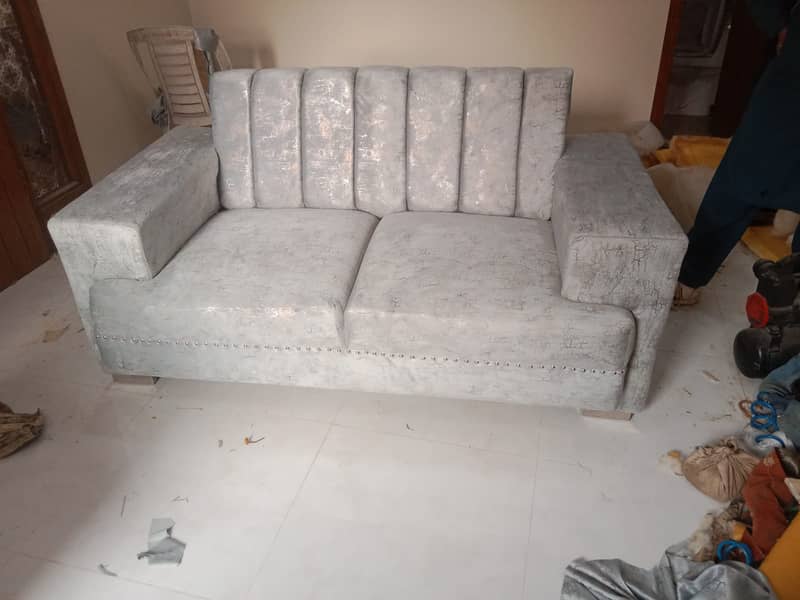 Sofa Maker| sofa set | 5 seater sofa repairing | fabric change 2