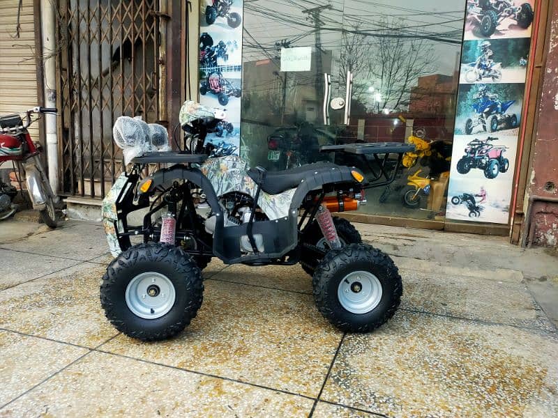 Double Disk Breaks 125cc Hunter Jeep Atv Quad Bike Delivery In All Pak 3