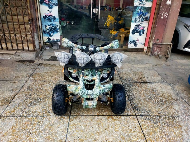 Double Disk Breaks 125cc Hunter Jeep Atv Quad Bike Delivery In All Pak 4