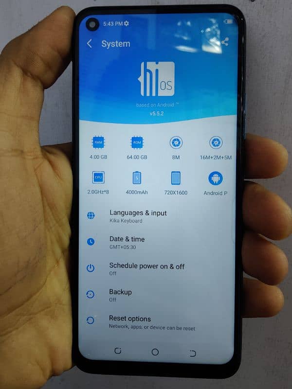 tecno camon 12 air 4/64GB with Box  PTA Approved 6