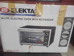 electric cooking and baking oven