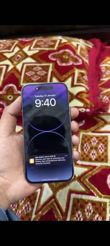 iPhone 14 pro PTA Approved 256 Gb (Deep Purple) 1