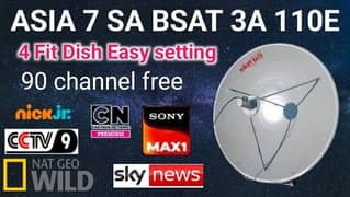 1 dish antenna TV sell service 03160494448