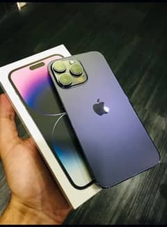 iphone 14 pro max 256gb full box non pta  whstapp:03414916334