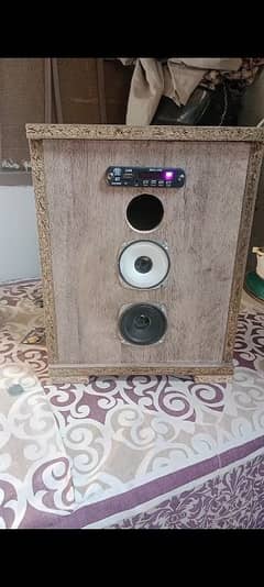 wood speaker made by me