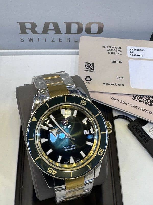 Rado Hyper corome /Captain cook/Swiss /luxury watch /olx/Pakistan 14