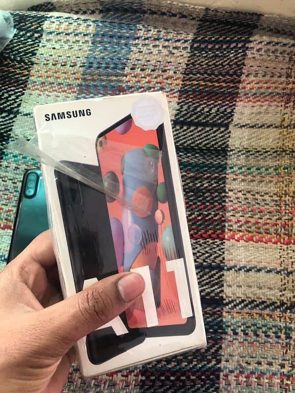 Samsung A11 PTA dual box and original charger All Ok 4