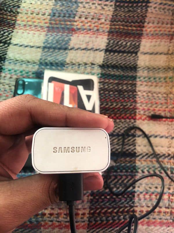 Samsung A11 PTA dual box and original charger All Ok 5