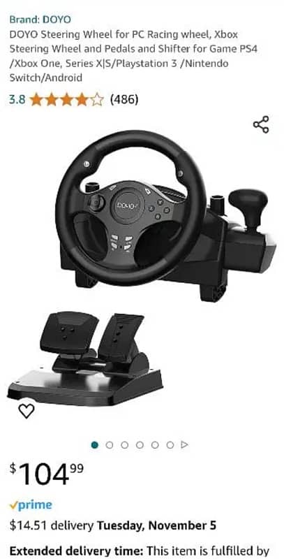 doyo r270 steering wheel 0