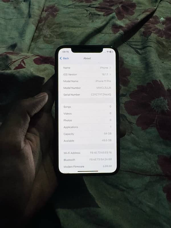 iPhone 11 Pro pta approved 64gb 0