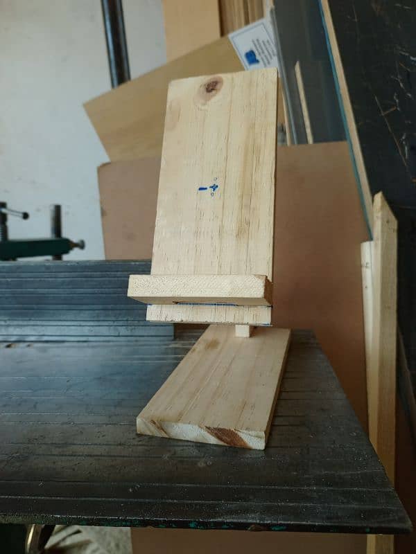 Wooden Mobile Stand 1