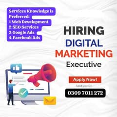 Hiring Marketing Staff for Web Development Company