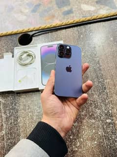 iphone 14 Pro Non PTA Complete Box Just Like Box Open