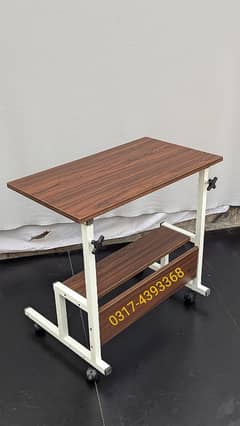 Laptop table, Study Writing Table , Bedside table , adjustable height