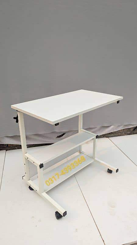 Laptop table, Study Writing Table , Bedside table , adjustable height 1