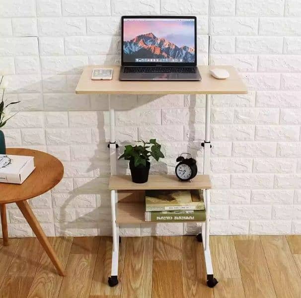 Laptop table, Study Writing Table , Bedside table , adjustable height 7