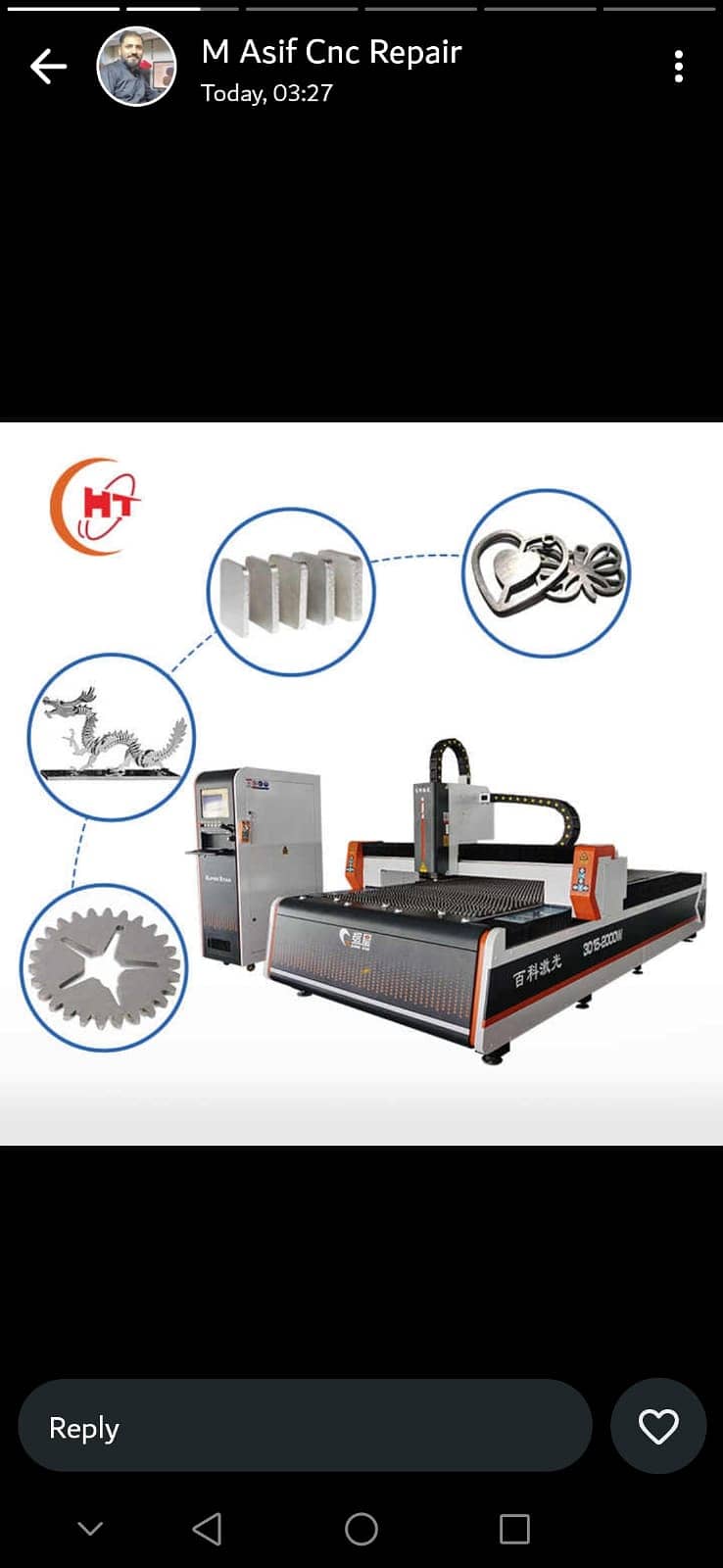 Fiber laser cutting machine 1500watt and 3000watt 9