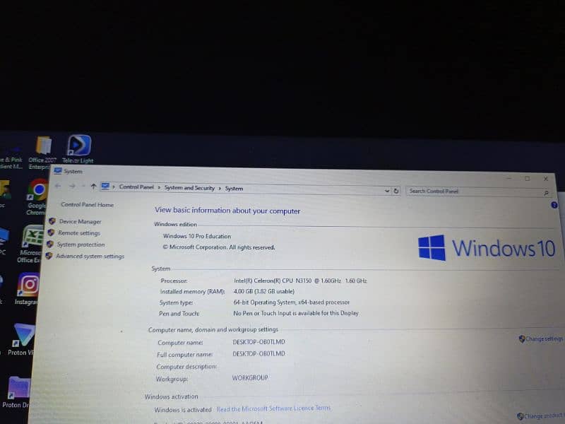 LENOVO THINKPAD windows 10 activated 2