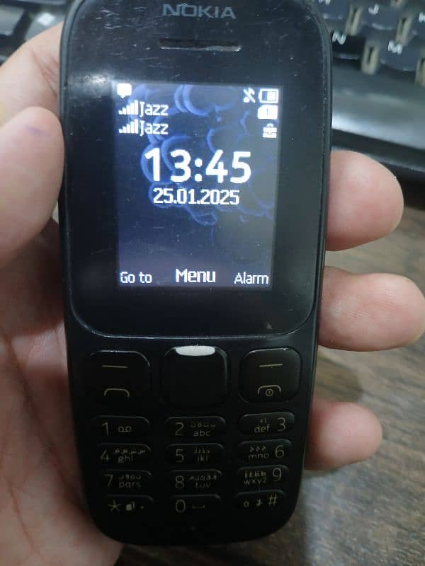 nokia 105 Use in my hand 0