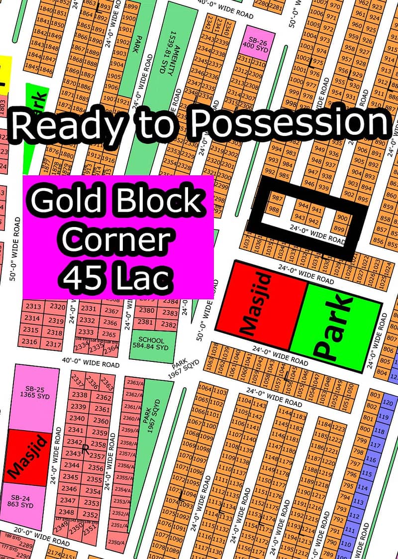 L - (Corner + Gold Block) North Town Residency Phase - 01 (Surjani) 1