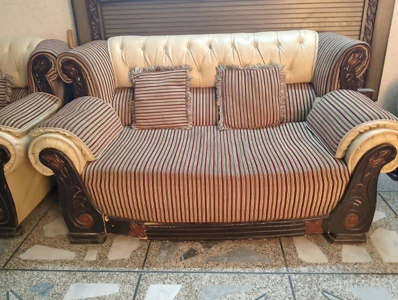 Six Seater Sofa Set with 6 cushions 1