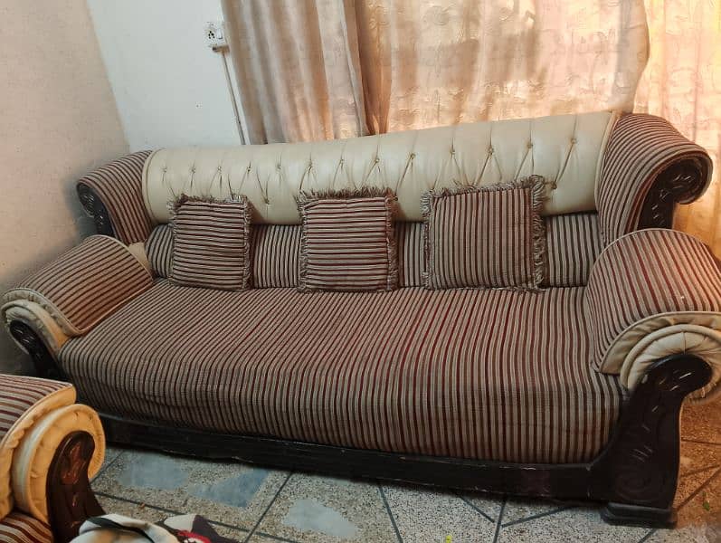 Six Seater Sofa Set with 6 cushions 2