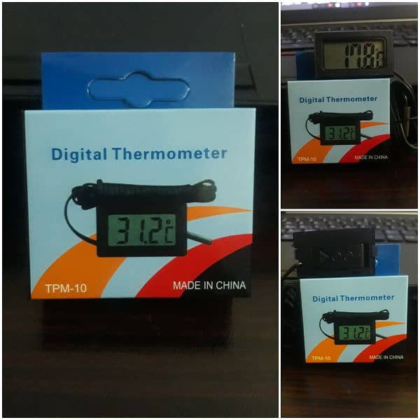 Digital LCD Hygrometer Temperature Humidity Meter HTC 1 HTC 2 TPM-10 2