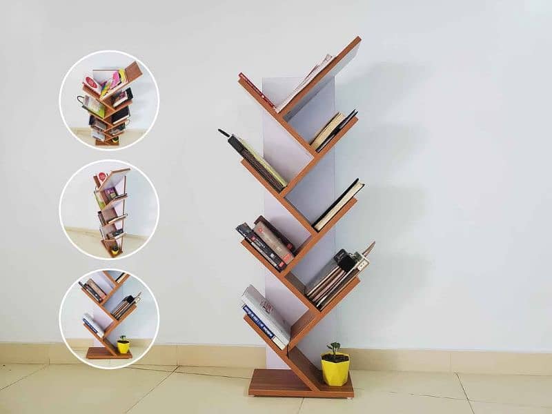 Book Rack | Compact Corner Bookshelf 0