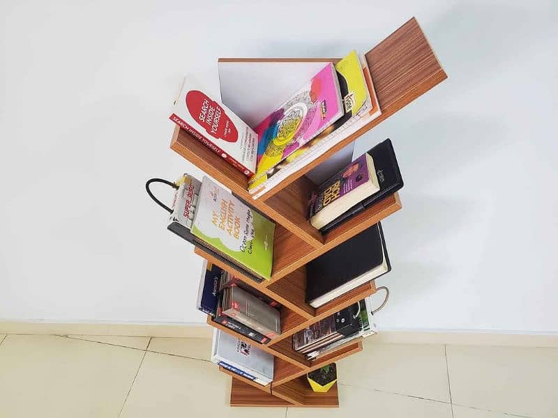 Book Rack | Compact Corner Bookshelf 1