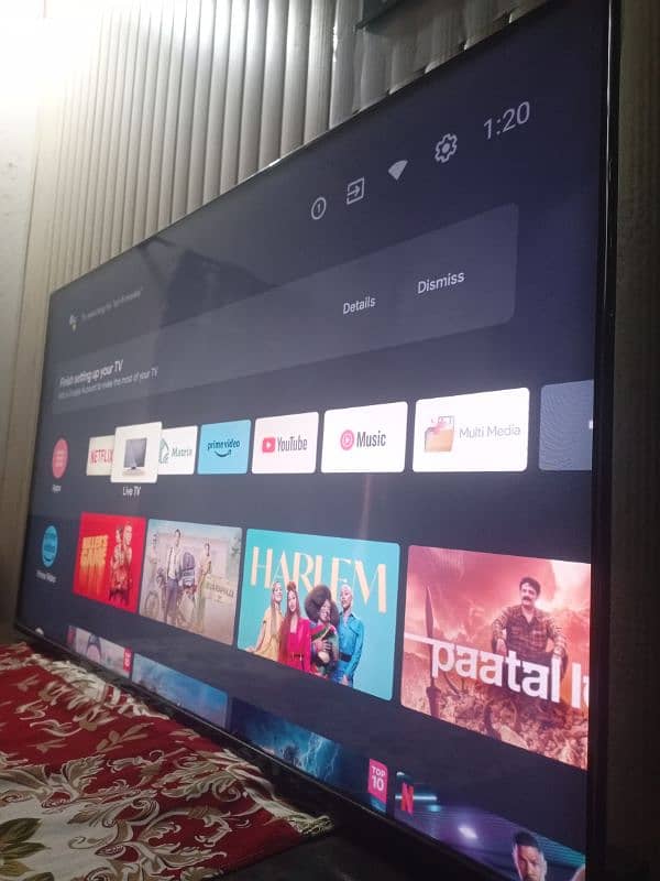 Haier 50 ince led Android 4k Google TV 1