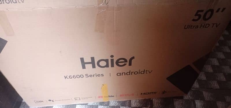 Haier 50 ince led Android 4k Google TV 7