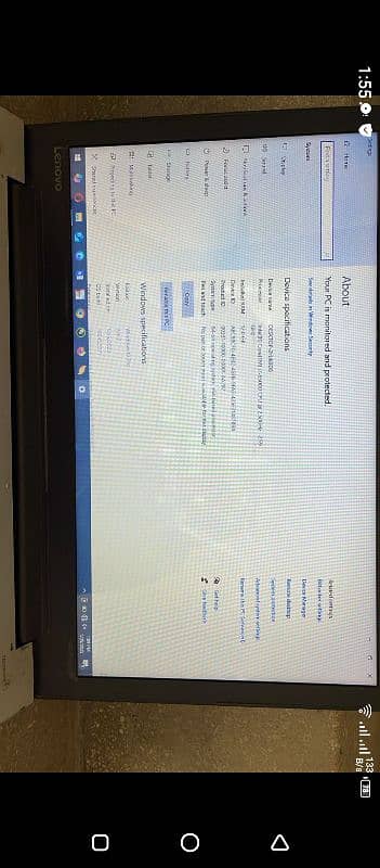 Lenovo ideapad  6th Generation i7 15” screen  12 GB ram  512 GM SSD. 9