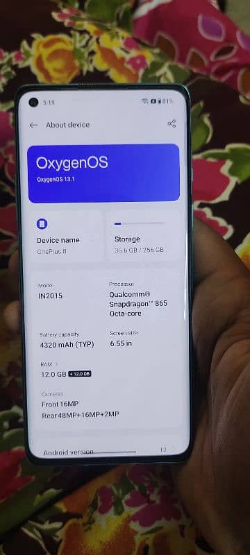 One plus 8 12gb 256gb global dual SIM condition 10/10 6