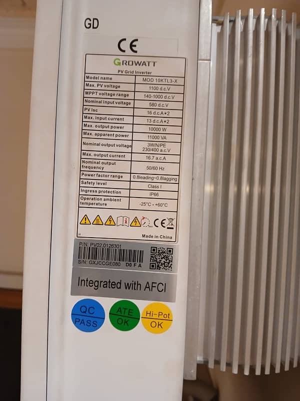 Growatt solar inverter 10kw 1